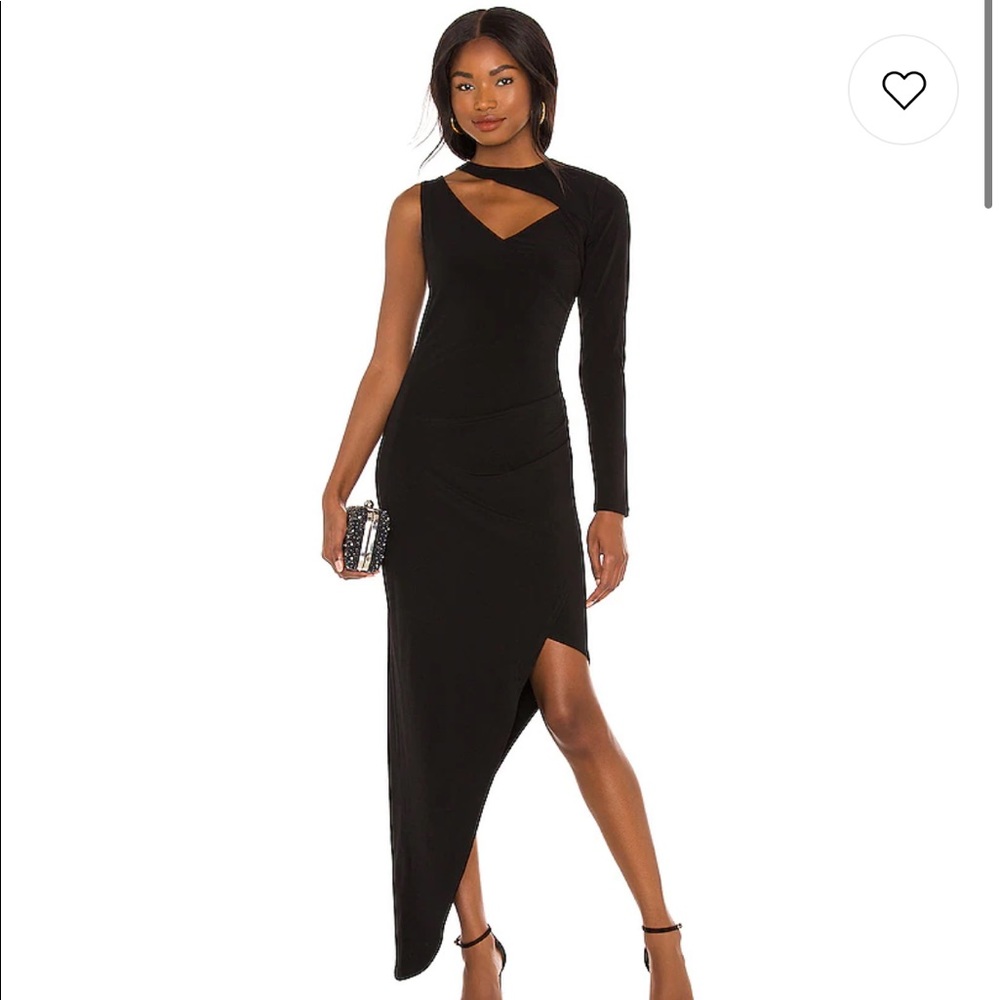 BCBG Cut out Bodycon Dress in Black
